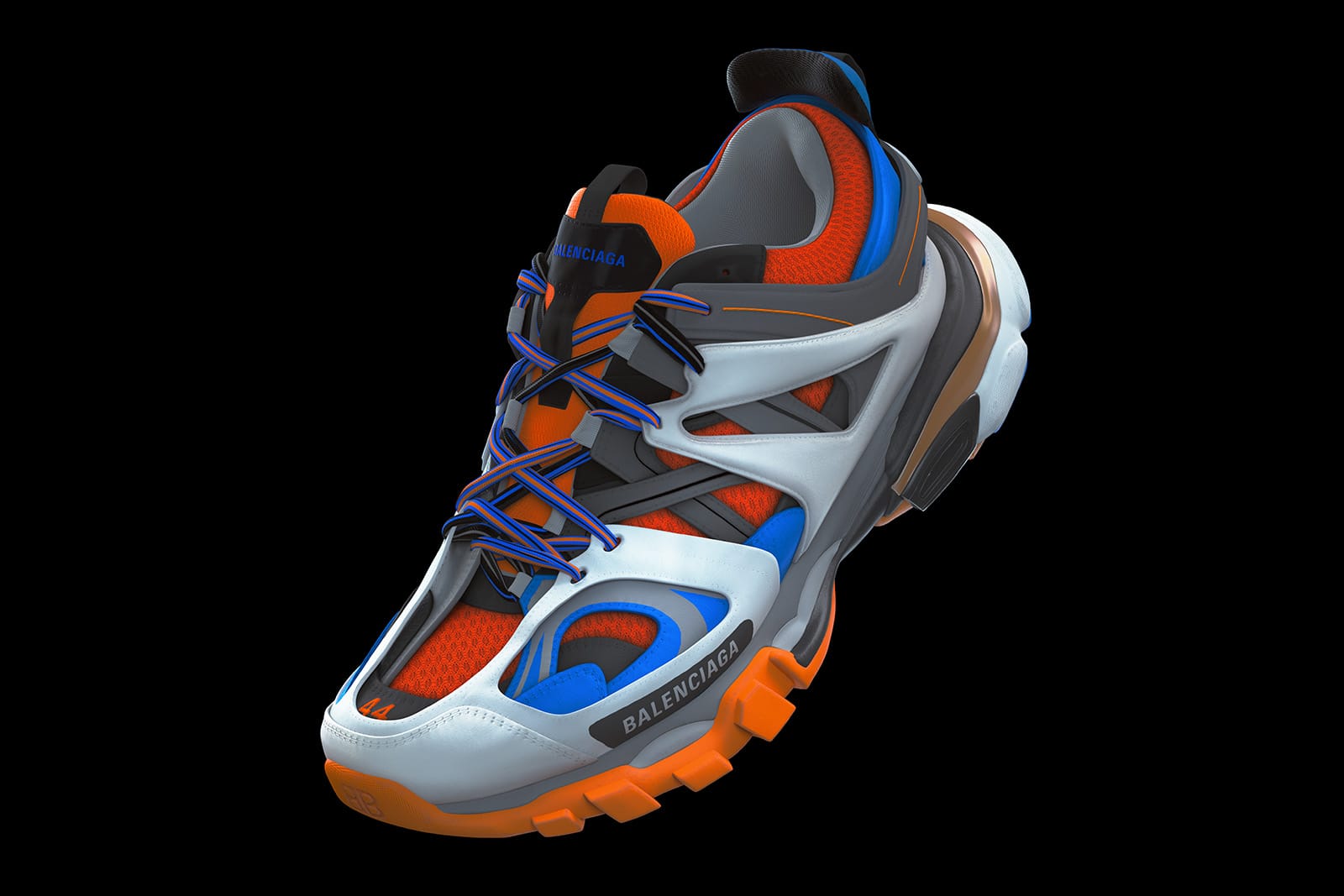 627f01 best price sale balenciaga track trainers sneakers orange